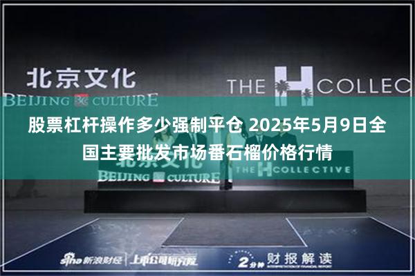 股票杠杆操作多少强制平仓 2025年5月9日全国主要批发市场番石榴价格行情